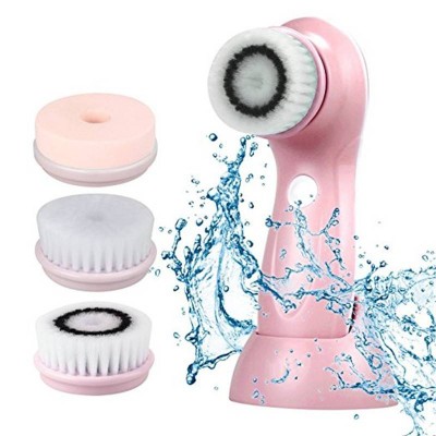 electronic facial cleansing brush Waterproof Face Spin Brush Set with 5 Brush Heads